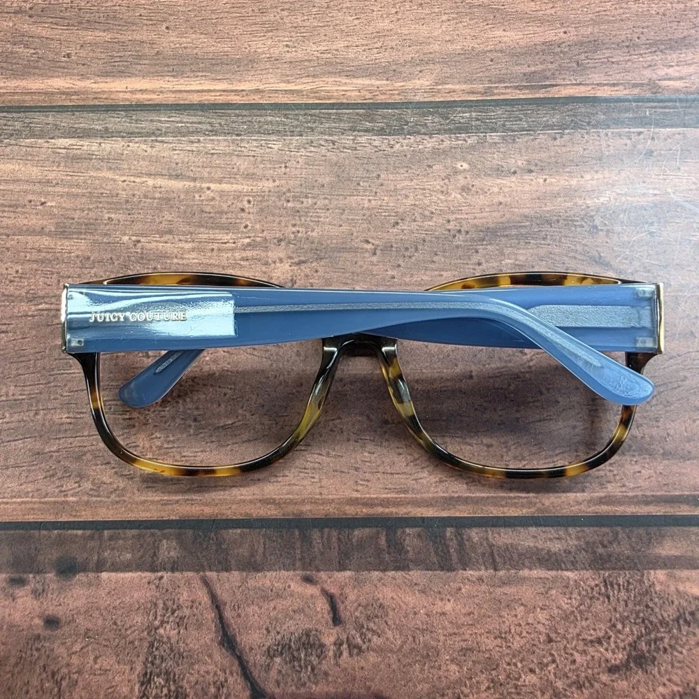 Juicy Couture JU573SSAM Light Havana Tortoise Blue Eyeglasses‎ Frames 57-18-135